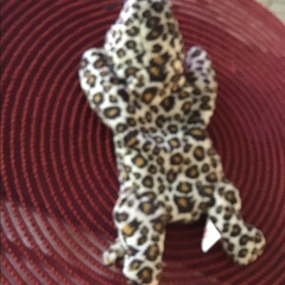 TY Freckles beanie baby leopard with tag spotted plastic hang tag - Picture 6 of 6